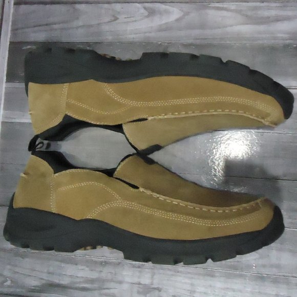 SIZE 13EE. L. L. Bean comfort mocs suede leather shoes loafers. main image 5